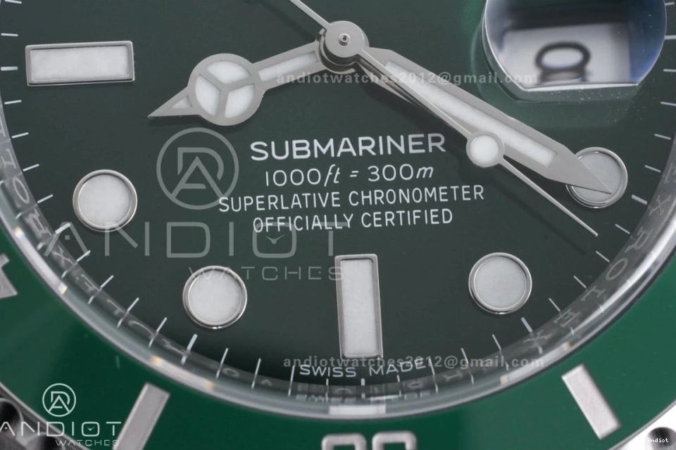 116610 Best SA3135 Clean Ceramic Green Submariner Bracelet SS Hulk Edition LV 904L 1:1 On 0508